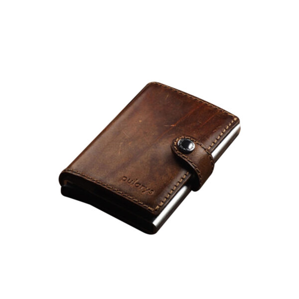 Viking RFID Wallet - Saddle Leather in Brown