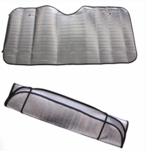 ستارة نافذة أمامية باللون الفضي 140*70 سم BYSON FRONT WINDOW SUN SHADE SILVER