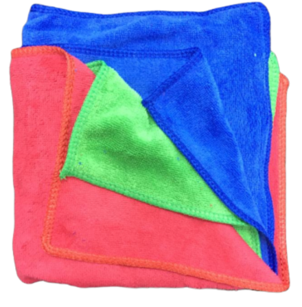 مجموعة من 3 قطع من قماش مايكروفايبر 40*40 سم BYSON 40*40CM MICROFIBER CLOTH 3PCS/SET