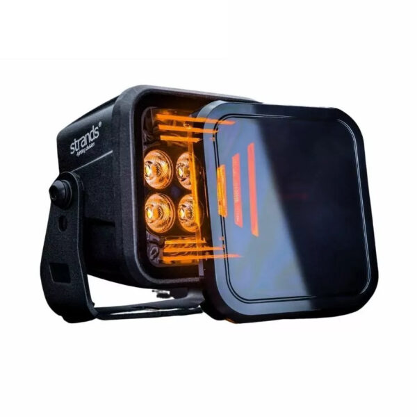 كشاف بقوة 3200 لومن للسيارات STRANDS DARK KNIGHT FORTEX WORK LIGHT AMBER