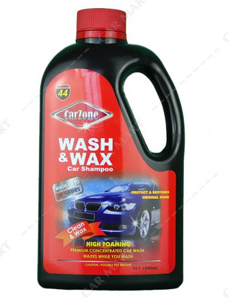 شامبو غسيل وشمع 1 لتر CARZONE WASH & WAX SHAMPOO 1L