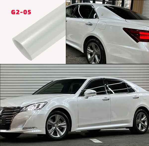 تغليف السيارات فينيل أبيض عاجي Ivory White