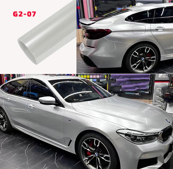 تغليف السيارات فينيل فضي Silver