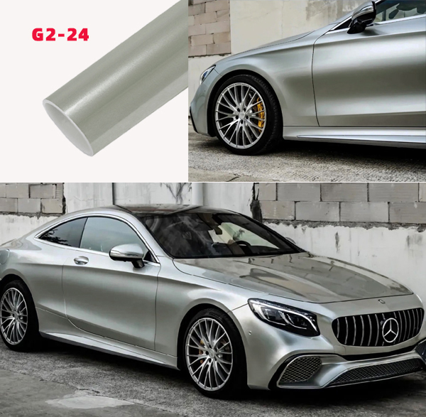 تغليف السيارات فينيل فضي غامق Dark Silver