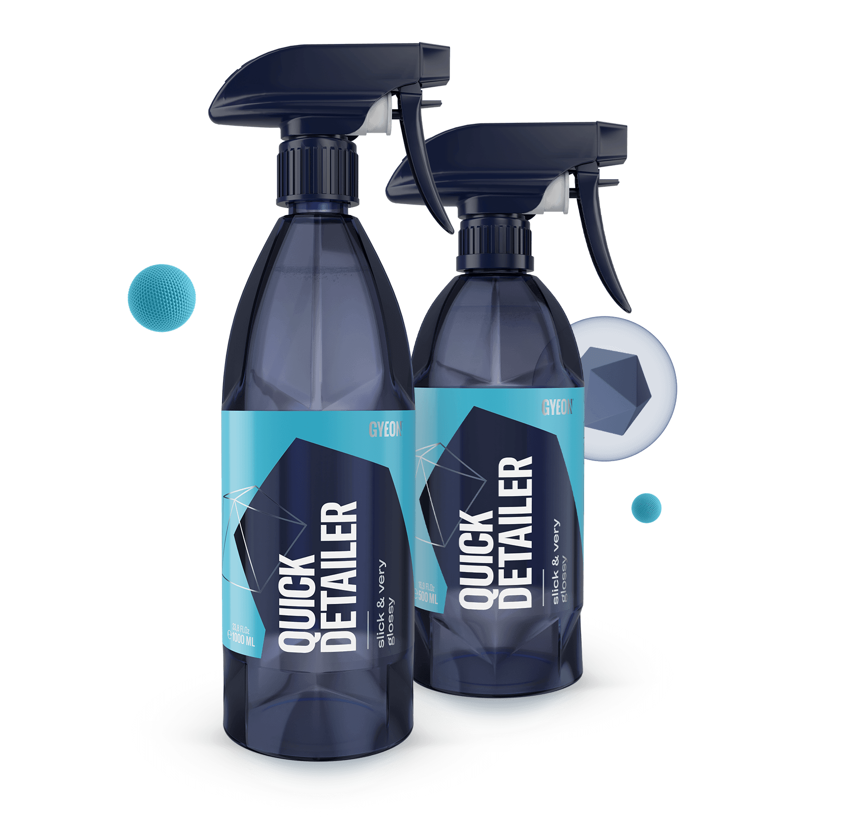 لمسة سريعة ولمعان استثنائي لسيارتك Q²M Quick Detailer (80 ml) Shine Spray - GYEON